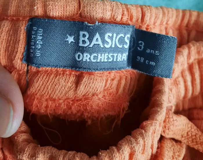 Ens short et tee-shirt taille 3 ans Orchestra - photo numéro 4