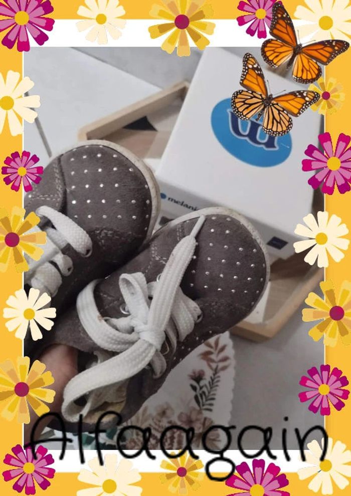 Chaussures neuves bébé 19 fille - photo numéro 4