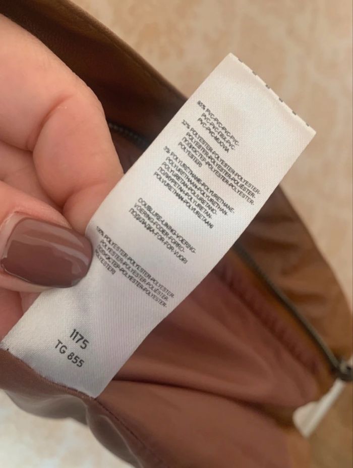 Veste simili cuir vintage - photo numéro 3