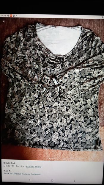 Blouse ou petit haut