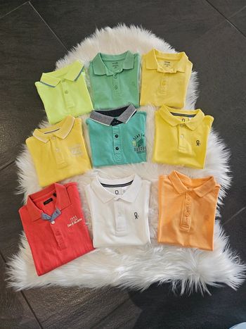 Lot de polo manches courtes garçon