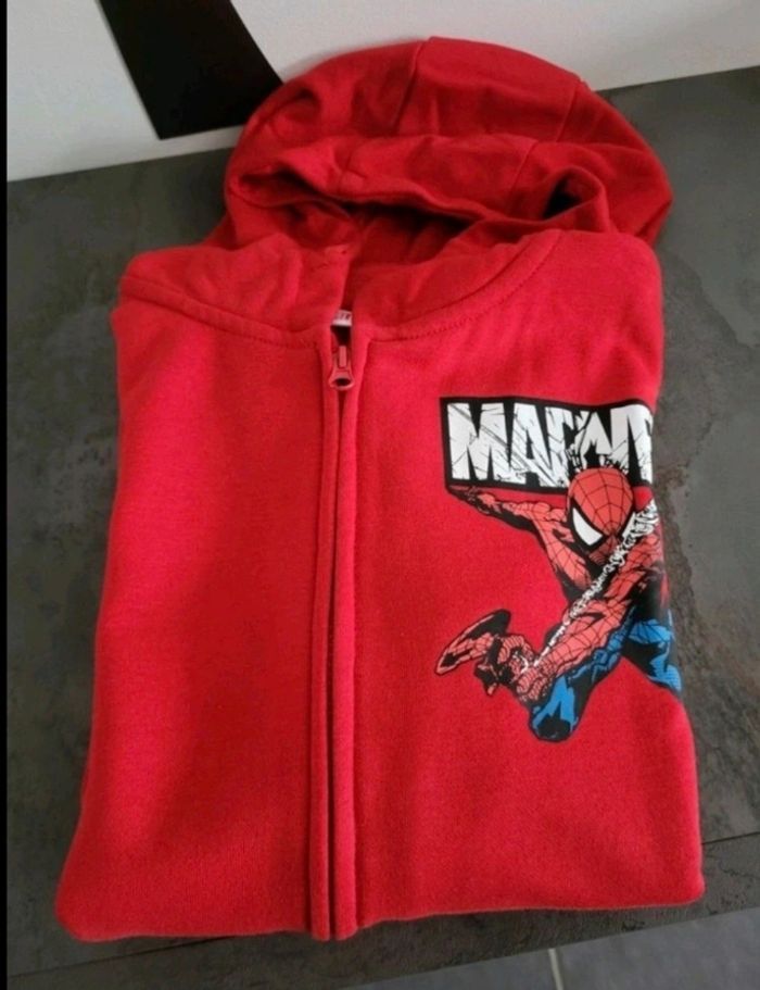 Bas de jogging sonic +  veste zippée spiderman - photo numéro 4
