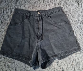 Short en jean noir 14ans