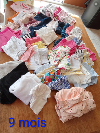 vêtements fille 9 mois