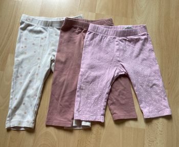lot 3 leggings bébé fille 12 mois