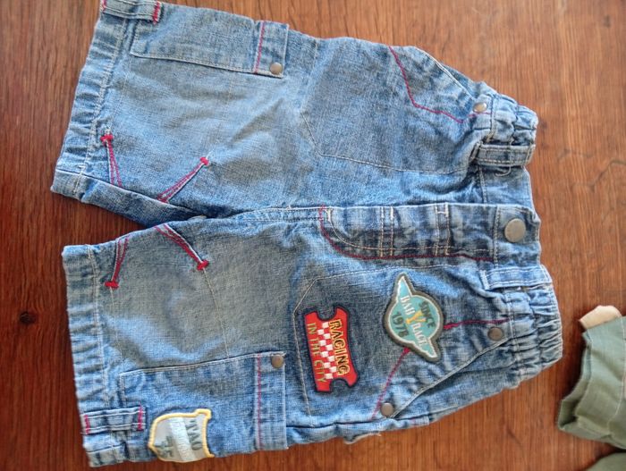 Lot de 5 sorts bermudas taille 6 mois - photo numéro 6