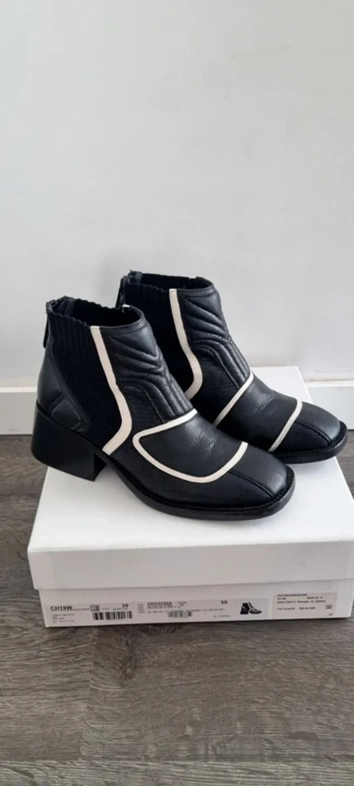 Boot western chloe Olivia noire 39