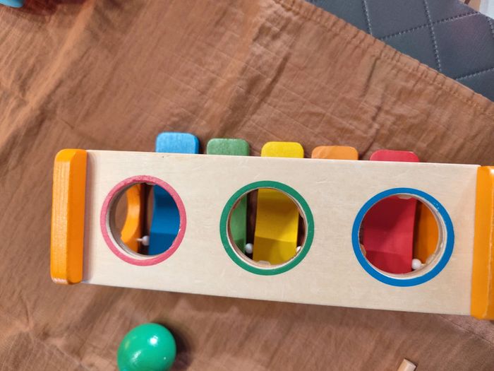 Jouet d'éveil tape tape marteau xylophone - photo numéro 7