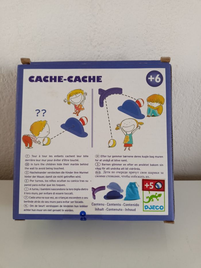 Cache cache Djeco complet jeux de billes - photo numéro 2
