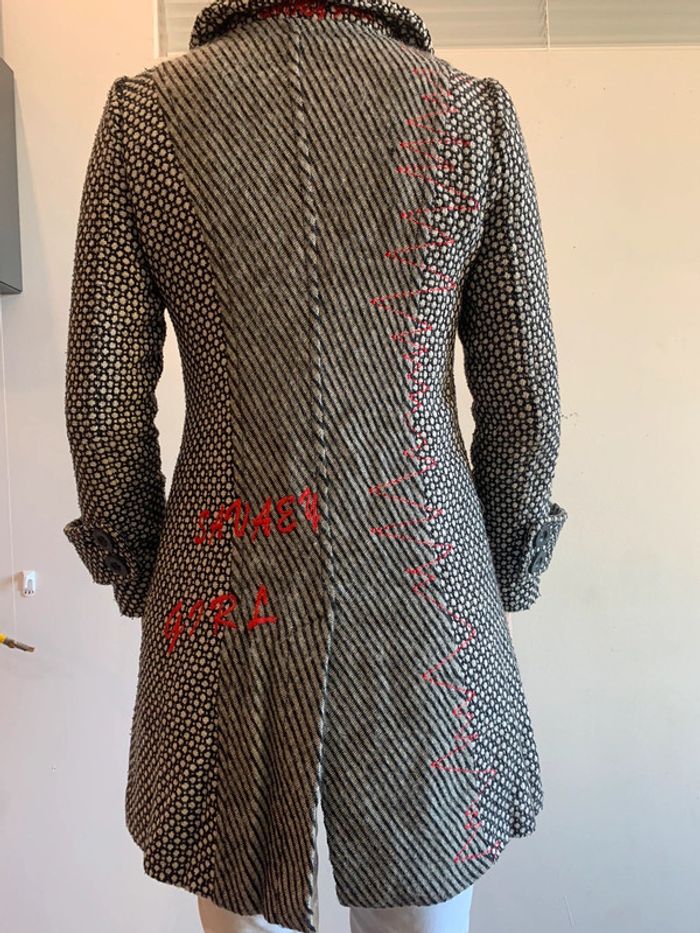 Veste chiné noir et blanc - esprit Desigual - photo numéro 11