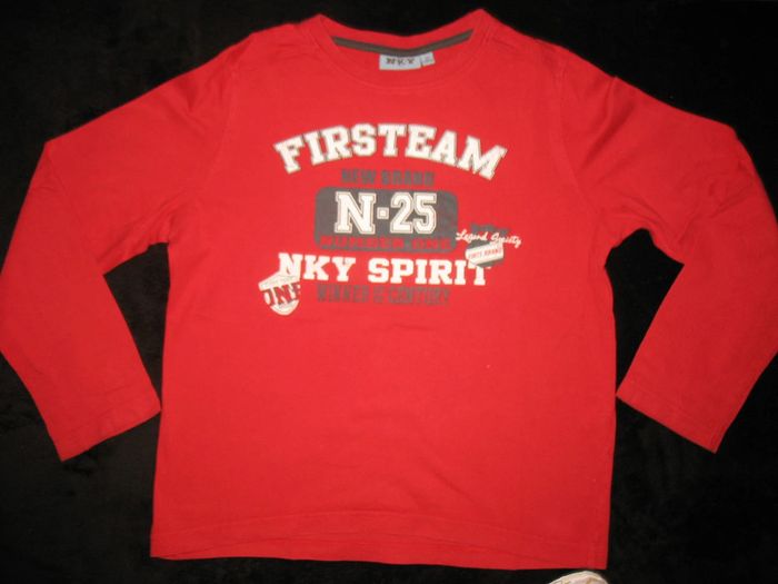 TEE SHIRT ML ROUGE GARÇON "NKY BY KIABI" - 8 ANS - n°09 - photo numéro 2