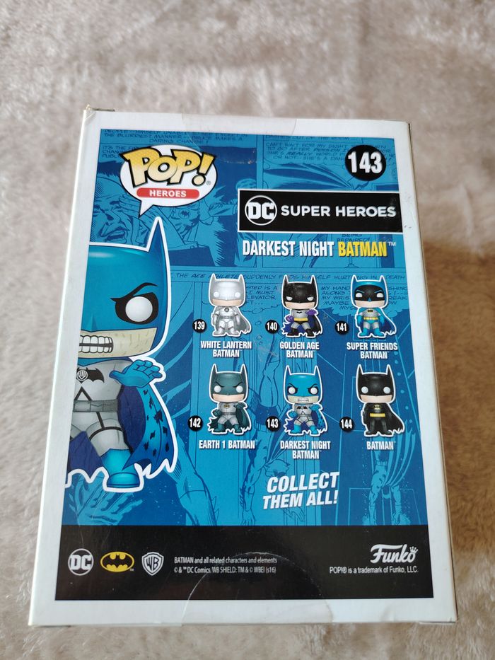 Funko Pop! Darkest Night Batman #143 - NYCC 2016 Limited Edition - photo numéro 3