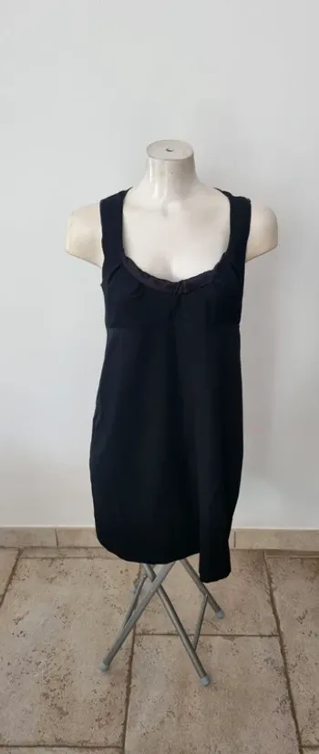 Robe courte noire laine soie patrizia pepe 40