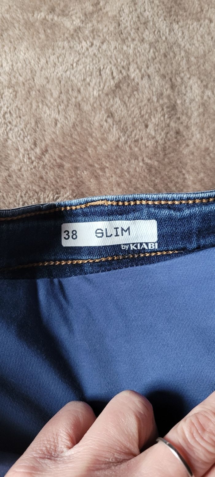 Short en jean's slim de grossesse - photo numéro 3