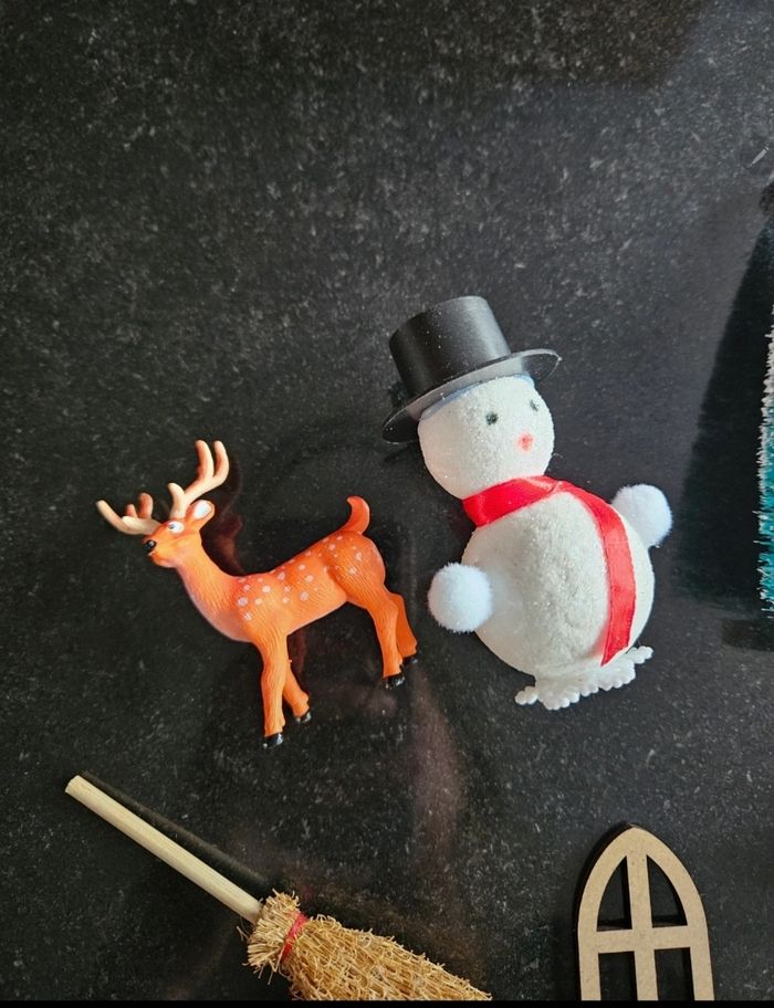 Lot de décoration pour miniature de maison de noel - photo numéro 6