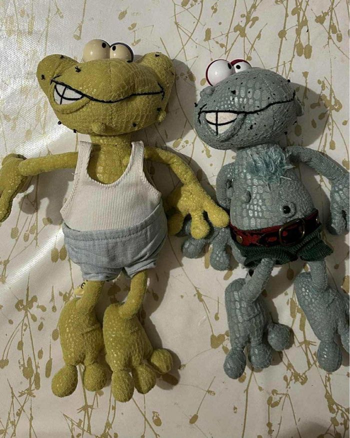 Peluche Diddl fritt et friedl grenouille