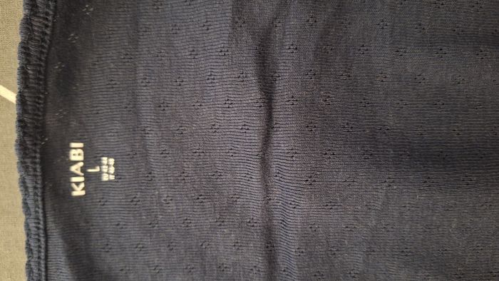 Ensemble pyjama en flanelle léger bleu et blanc  à carreaux - photo numéro 5