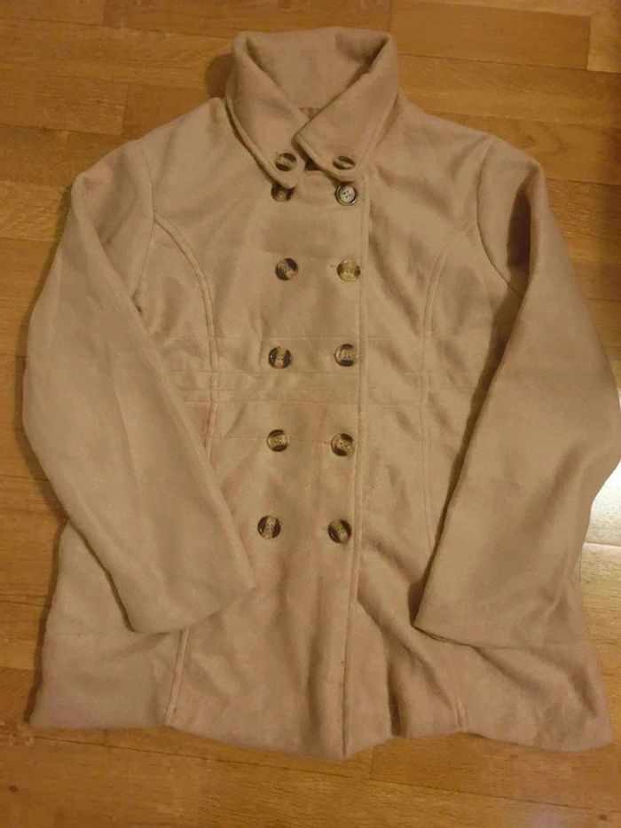 Manteau veste Carla Faustine 46/48 beige