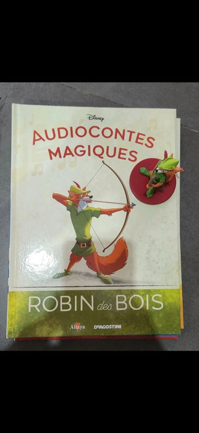 Numéro19 Livre et figurine édition audiocontes Magiques Altaya édition disney audio compte conte