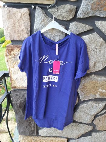 Tee shirt femme bleu