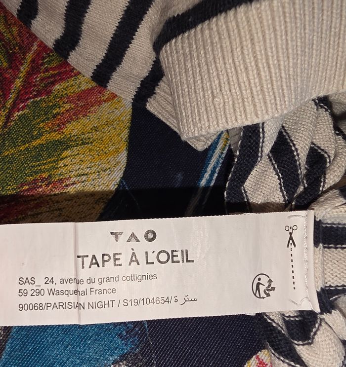 Pull rayé marine/blanc 3 ans - photo numéro 5