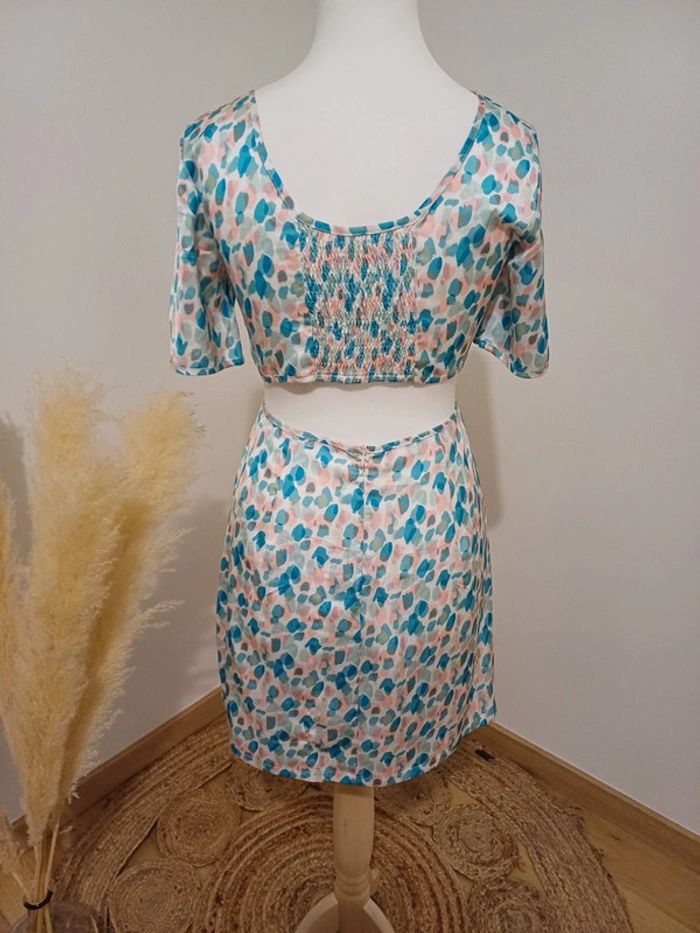 Robe légère colorée asymétrique Kling taille M 38 - photo numéro 5