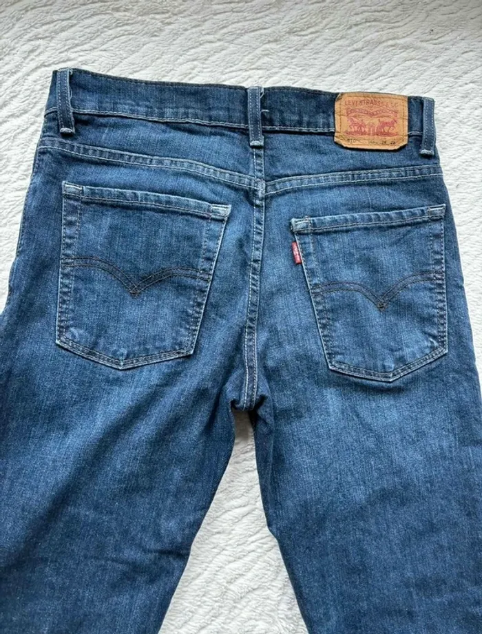 Jean Levi’s homme 510 Super Skinny W28 L28 M/38 Bleu foncé – Coupe Slim-Skinny - photo numéro 13