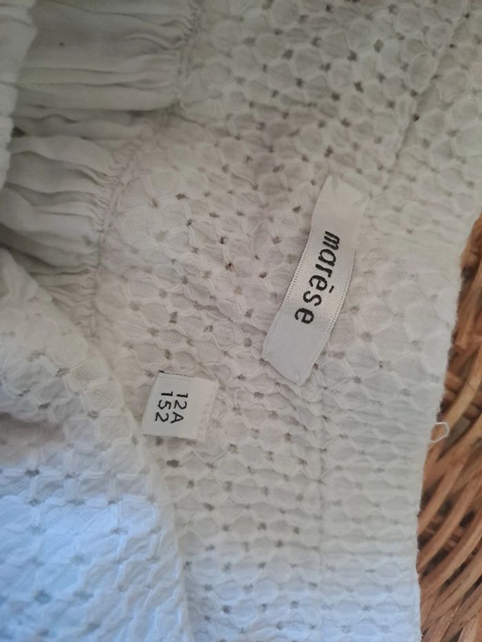 Jolie jupe blanche et argenté - photo numéro 3