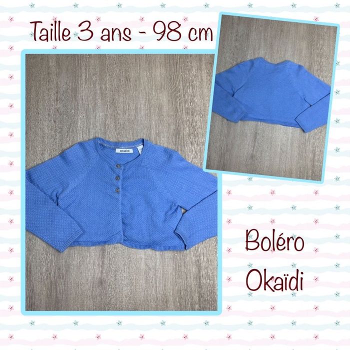 Boléro Okaïdi - taille 3 ans 98cm