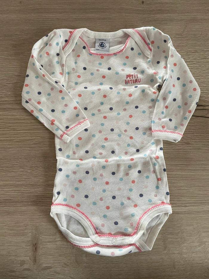Bodies - petit bateau - 6 mois - photo numéro 4