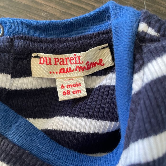 T-shirt bleu marine - photo numéro 2