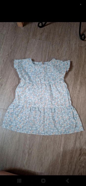 Robe manches courtes Neuve sans étiquette Zeeman 80cm 👻