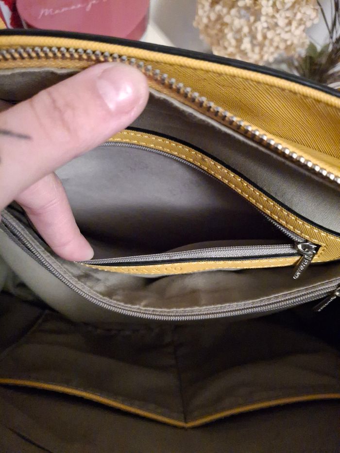 Sac à main jaune moutarde - photo numéro 8