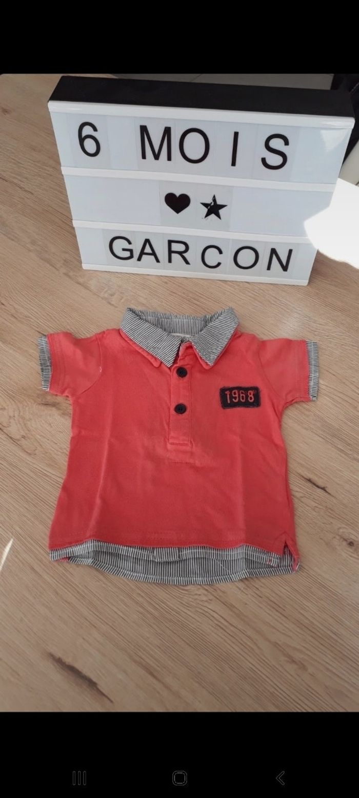 Polo corail - photo numéro 2