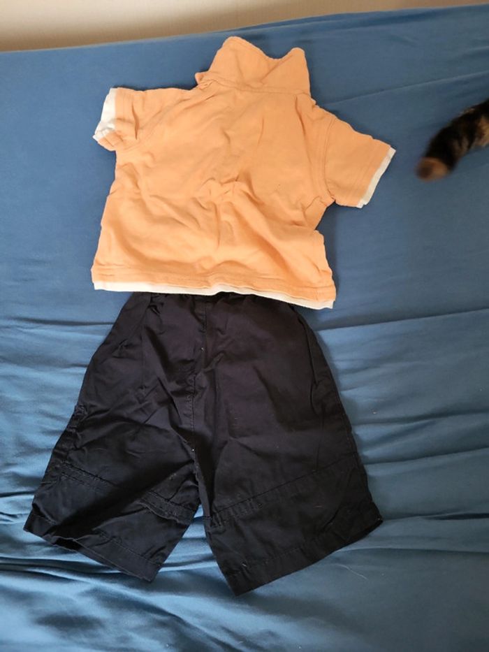 Ensemble short et t shirt gemo baby - photo numéro 4