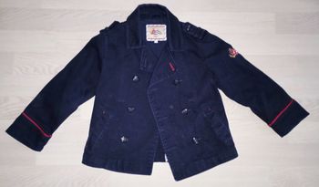 Vaste caban bleu marine Jacadi 
T. 8 ans