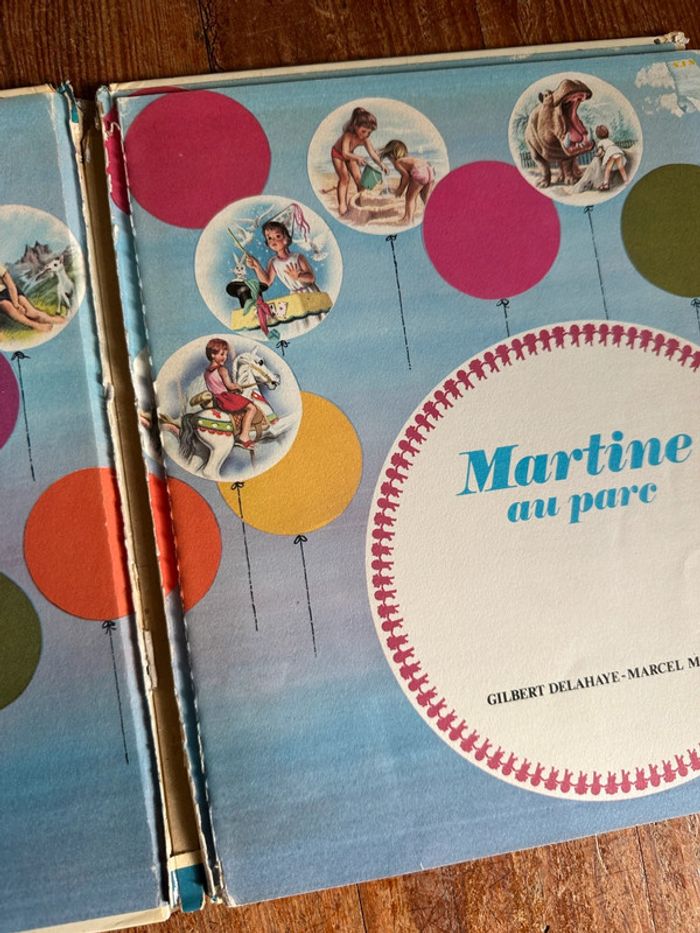 Lot de 2 livres très anciens vintage Martine Casterman collection Farandole au parc à la ferme - photo numéro 4