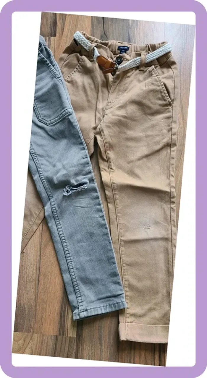 Lot de 2 pantalons 7 ans - photo numéro 4