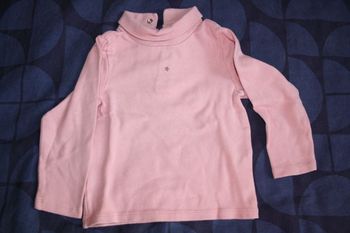Sous-pull en rose pâle de Cadet Rousselle en 18 mois