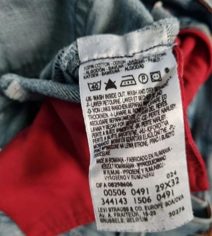 Jeans à trous taille 38 Levi's 506 standard - photo numéro 10