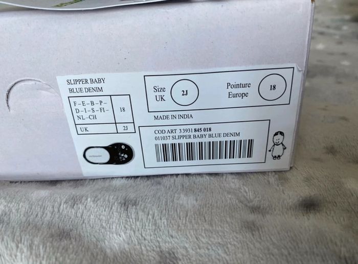 Chaussons / Chaussures souples T.18 vertbaudet - photo numéro 3