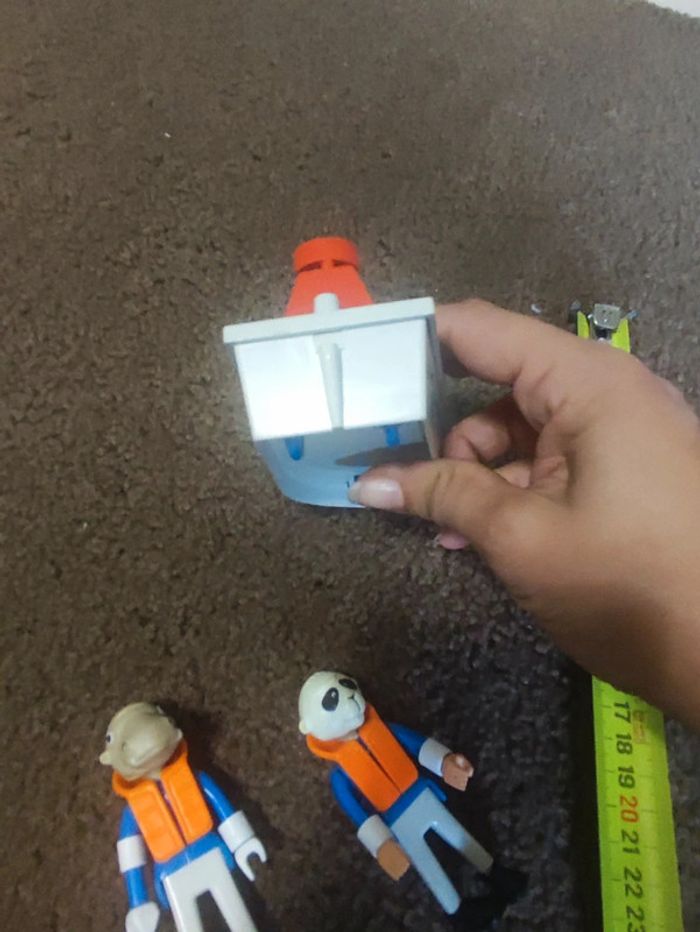 lot barque + 2 personnages zooland - photo numéro 8