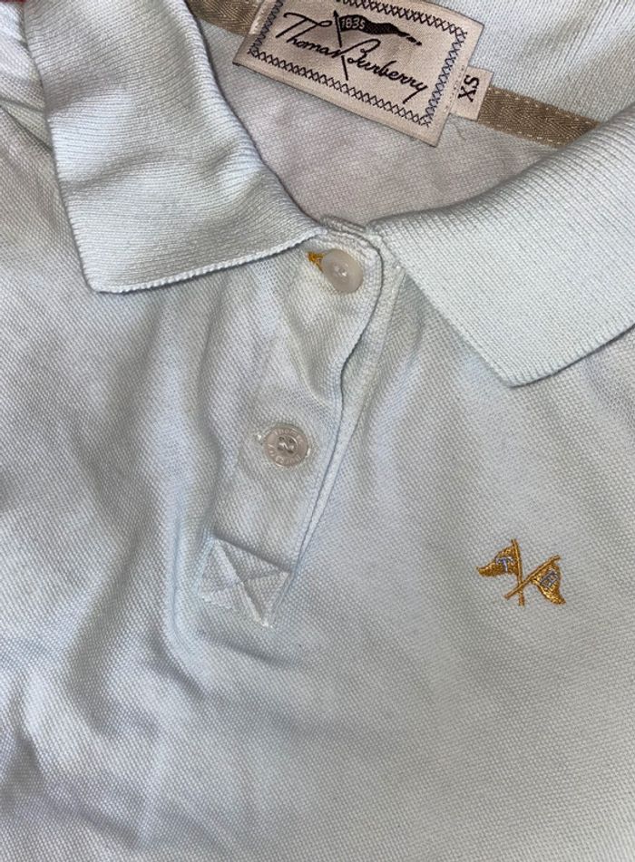 polo bleu Thomas Burberry taille XS - photo numéro 2