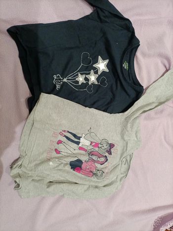 Lot tee shirt manche longue