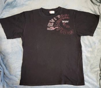 Tee-shirt Levi's noir rouge et strass - Taille L