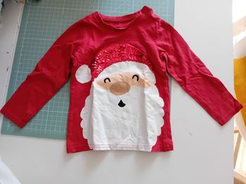 T-shirt manches longues pére noel