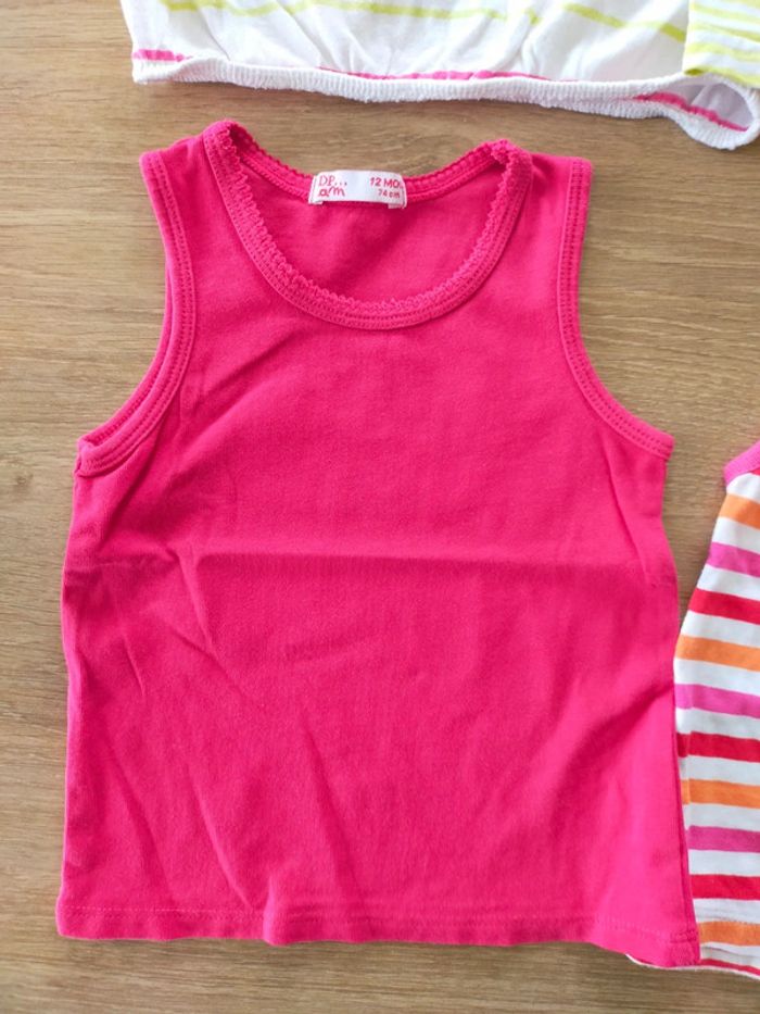 Débardeurs été fille taille 12mois - photo numéro 5