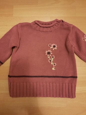 Très beau pullover fillette 2 ans