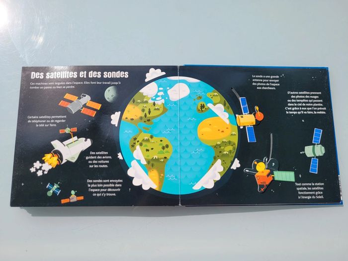 Mon livre animé de tirettes et flaps 🚀 L'Éspace 🛰 72 - photo numéro 11