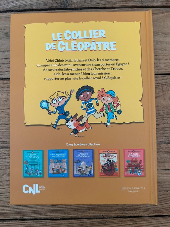 Livre le collier de cleopatre - photo numéro 2